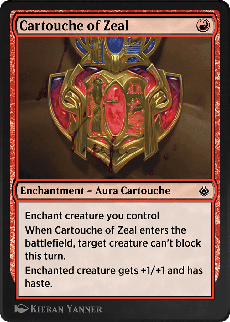 Cartouche of Zeal