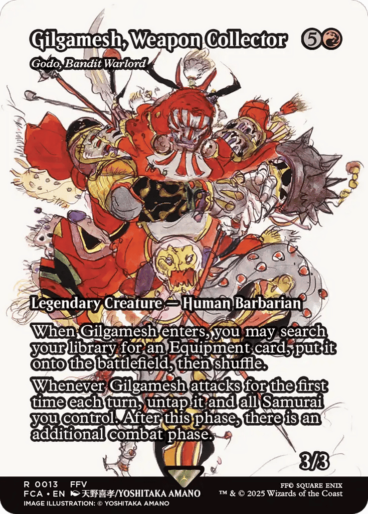 Gilgamesh, Weapon Collector - Godo, Bandit Warlord