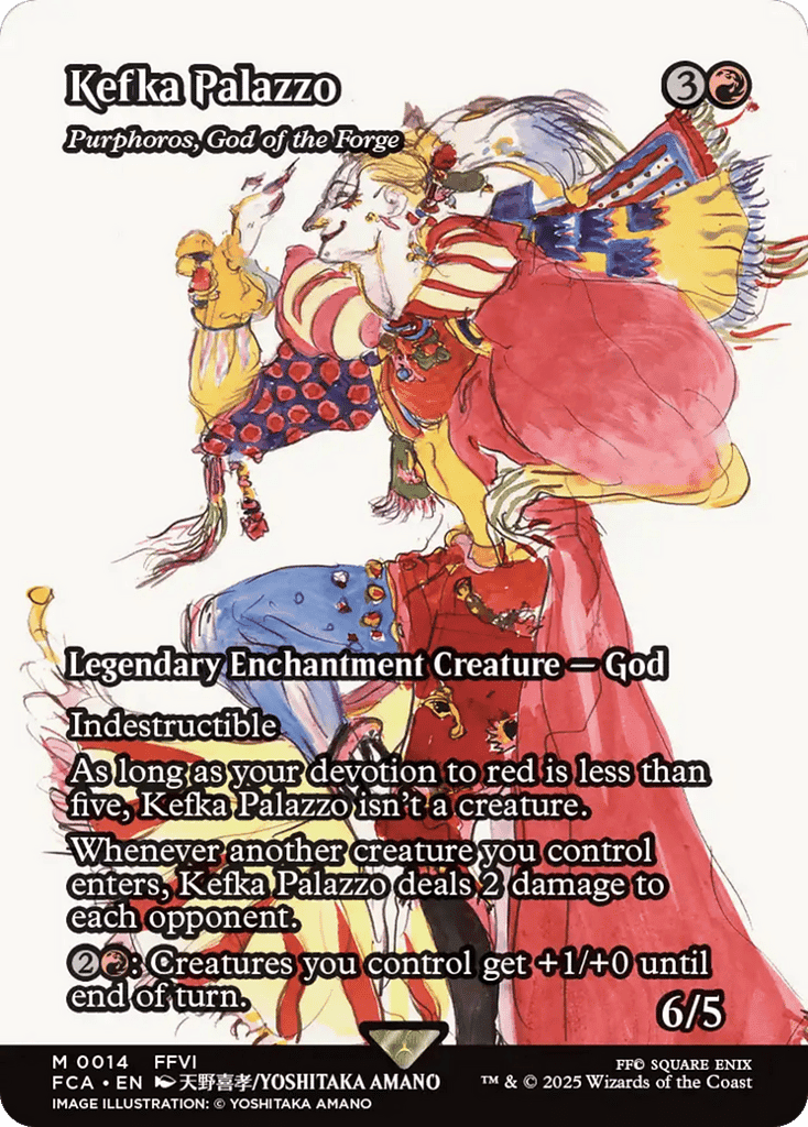Kefka Palazzo - Purphoros, God of the Forge