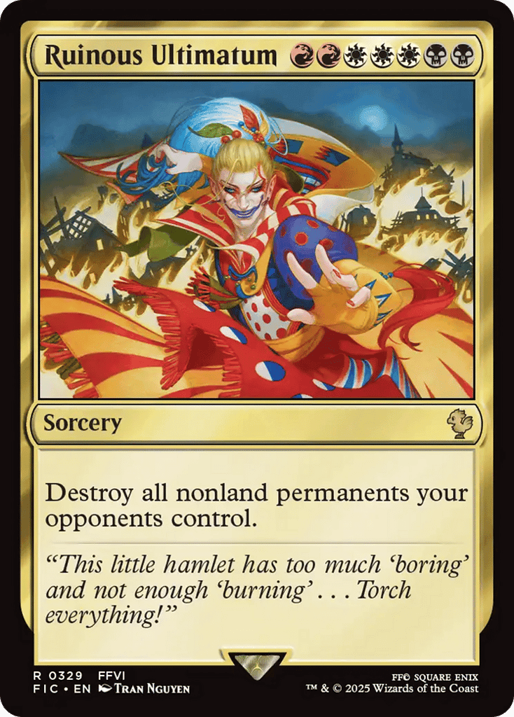 Ruinous Ultimatum