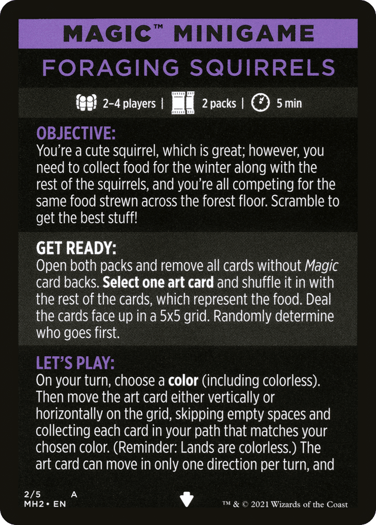 Foraging Squirrels // Foraging Squirrels (cont'd)