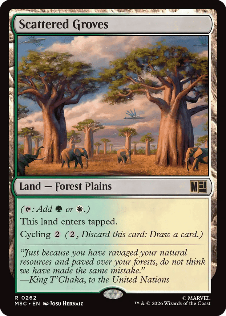 Scattered Groves