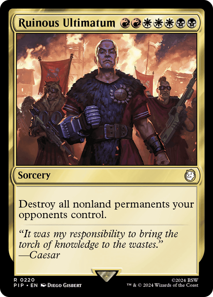 Ruinous Ultimatum