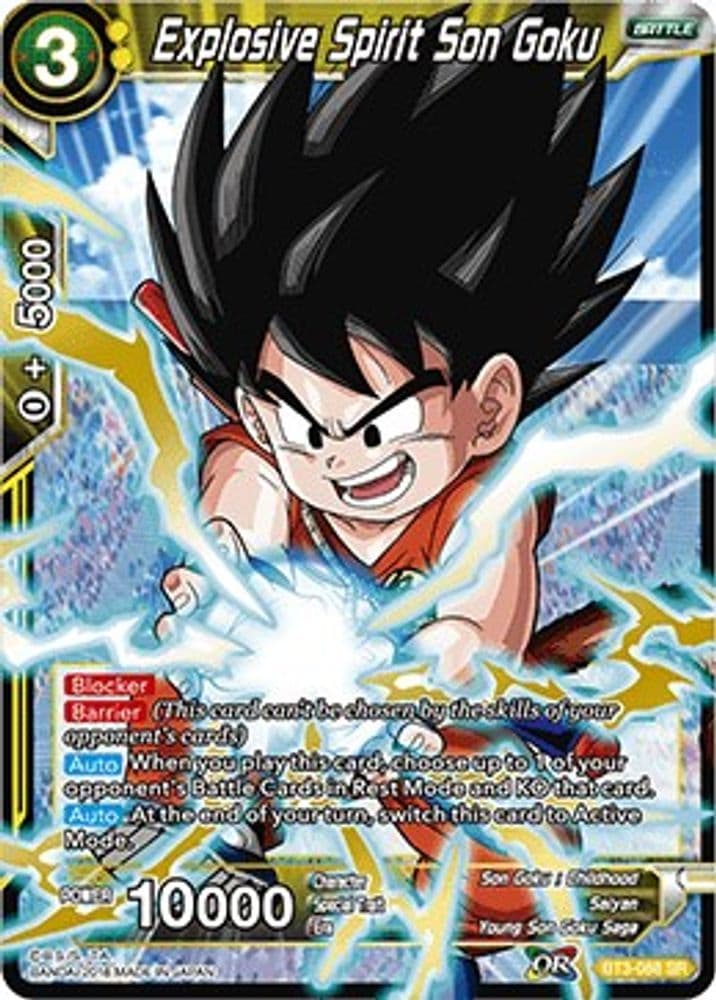 Explosive Spirit Son Goku (Championship Selection Pack 2023 Vol.2) (Silver Foil)