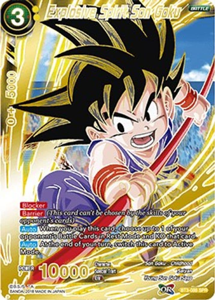 Explosive Spirit Son Goku (Championship Selection Pack 2023 Vol.2) (Silver Foil) (SPR)