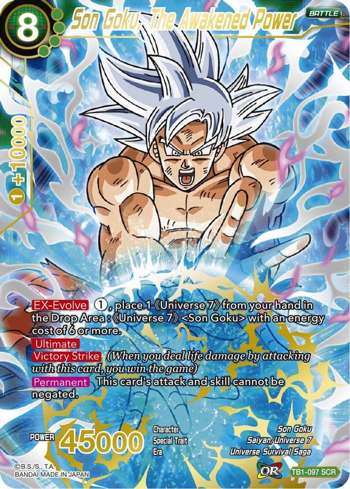 Son Goku, The Awakened Power (2021 World Championship) (Metal Gold Foil)