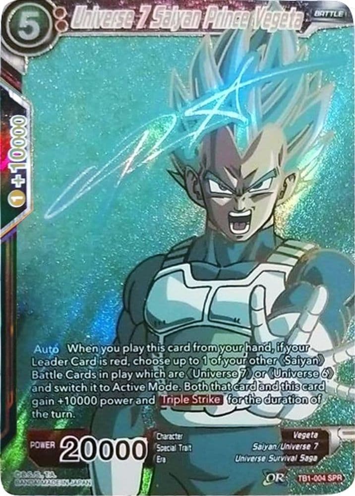 Universe 7 Saiyan Prince Vegeta (SPR)