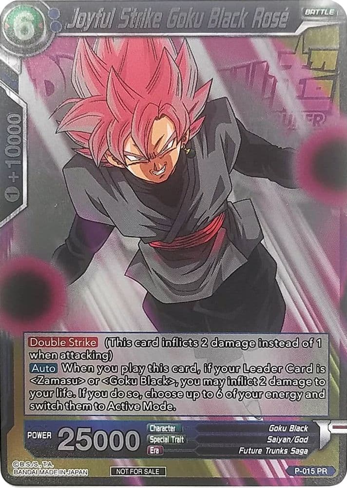 Joyful Strike Goku Black Rose (Metallic Foil · Event Pack 2018)