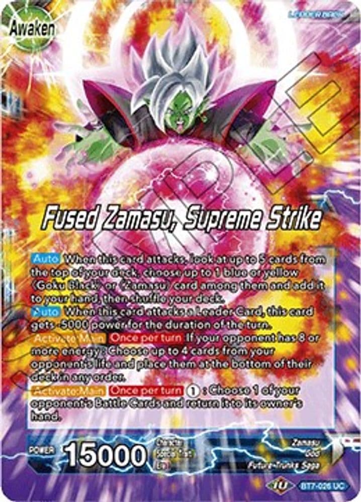 Goku Black & Zamasu // Fused Zamasu, Supreme Strike (Championship Final 2019) (SIlver Metal Foil)