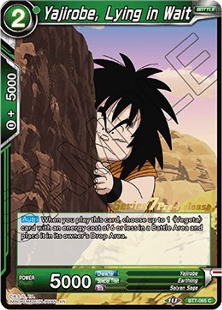 Yajirobe, Lying in Wait (Pre-Release)