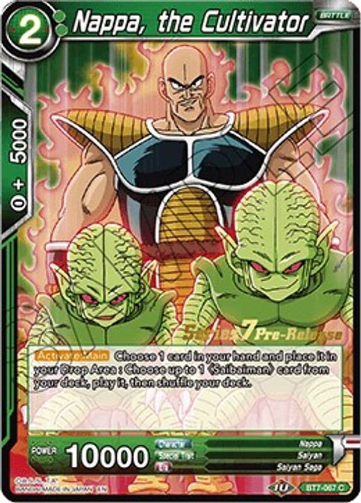 Nappa, the Cultivator (Pre-Release)