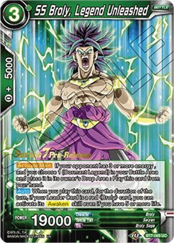 SS Broly, Legend Unleashed (Pre-Release)