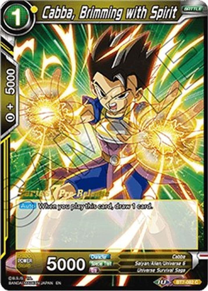 Cabba, Brimming with Spirit (Pre-Release)