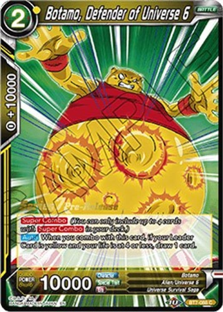 Botamo, Defender of Universe 6 (Pre-Release)