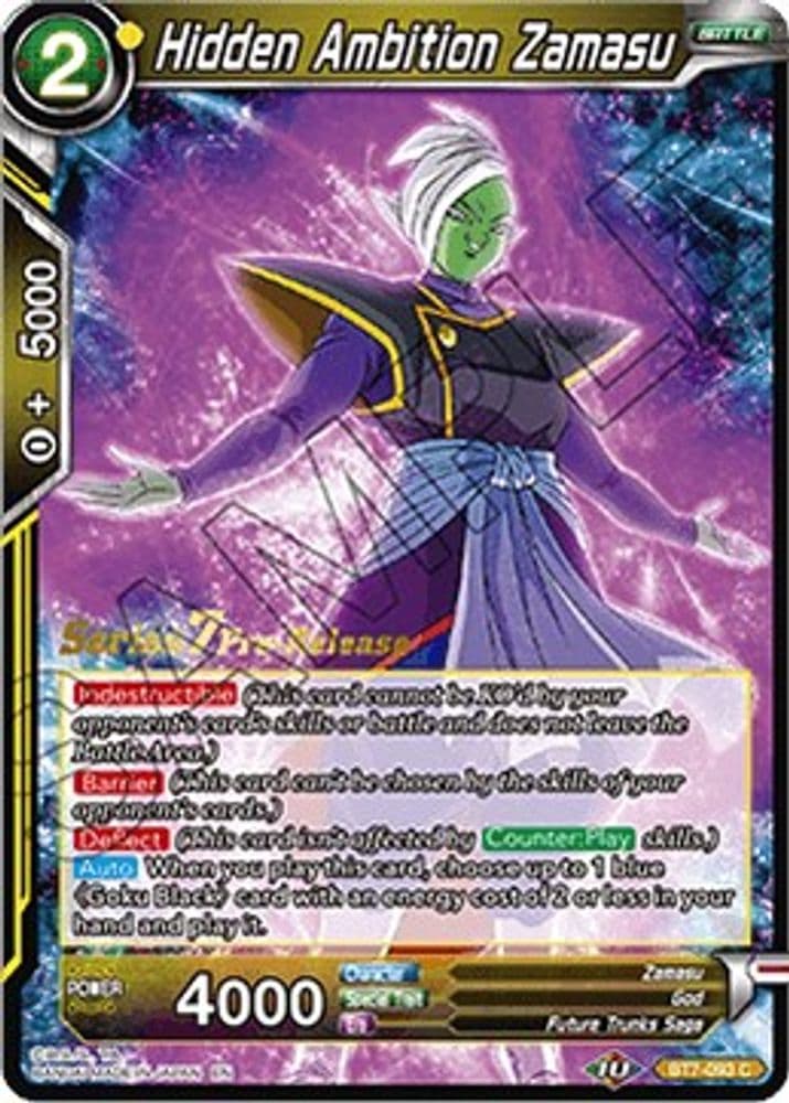 Hidden Ambition Zamasu (Pre-Release)