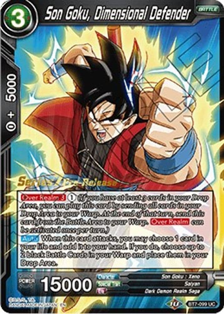 Son Goku, Dimensional Defender (Pre-Release)