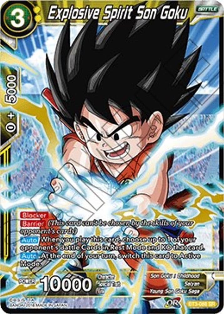 Explosive Spirit Son Goku (Championship Selection Pack 2023 Vol.2) (Silver Foil)