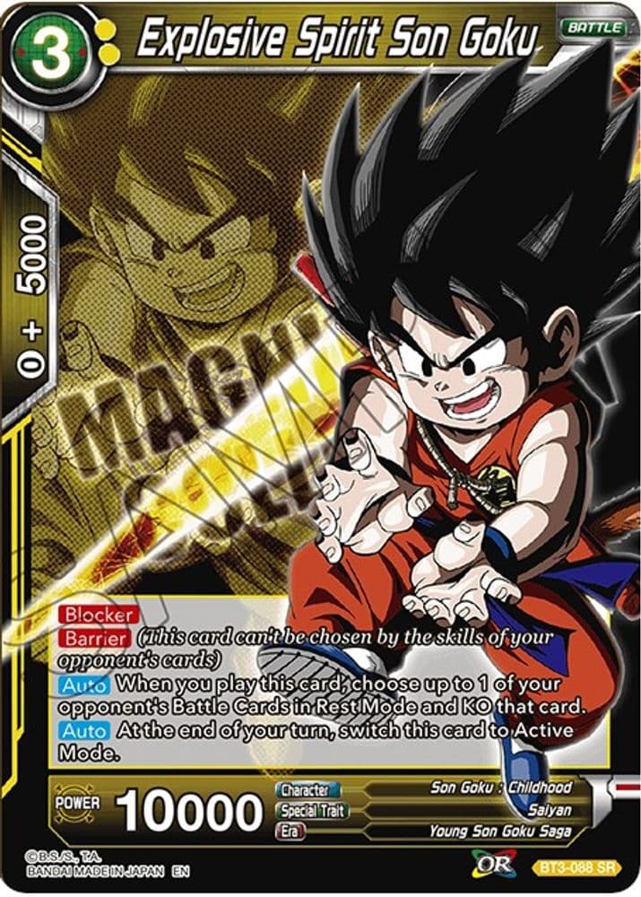 Explosive Spirit Son Goku (Championship Selection Pack 2023 Vol.2) (Silver Foil)