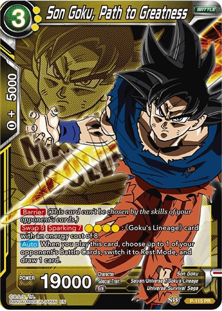 Son Goku, Path to Greatness (Power Booster)