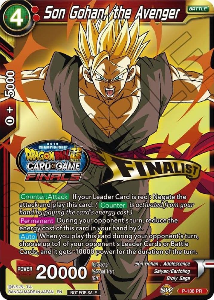 Son Gohan, the Avenger (Championship Final 2019 · Finalist)
