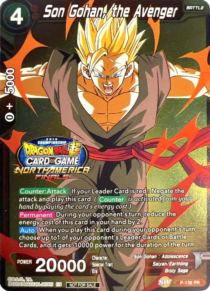 Son Gohan, the Avenger (Championship Final 2019)