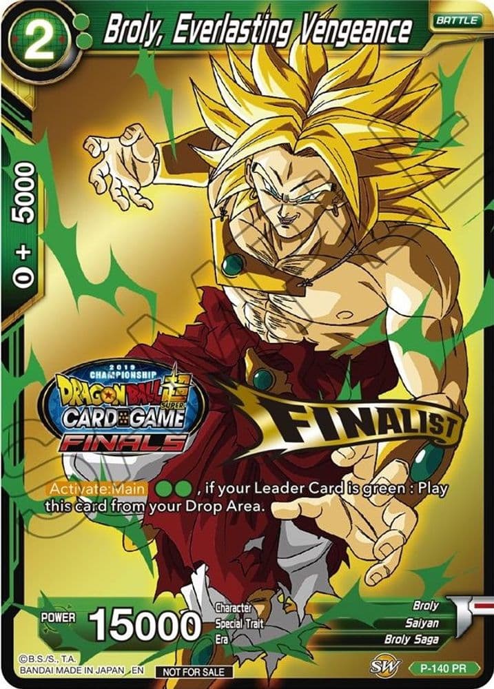 Broly, Everlasting Vengeance (Championship Final 2019 · Finalist)