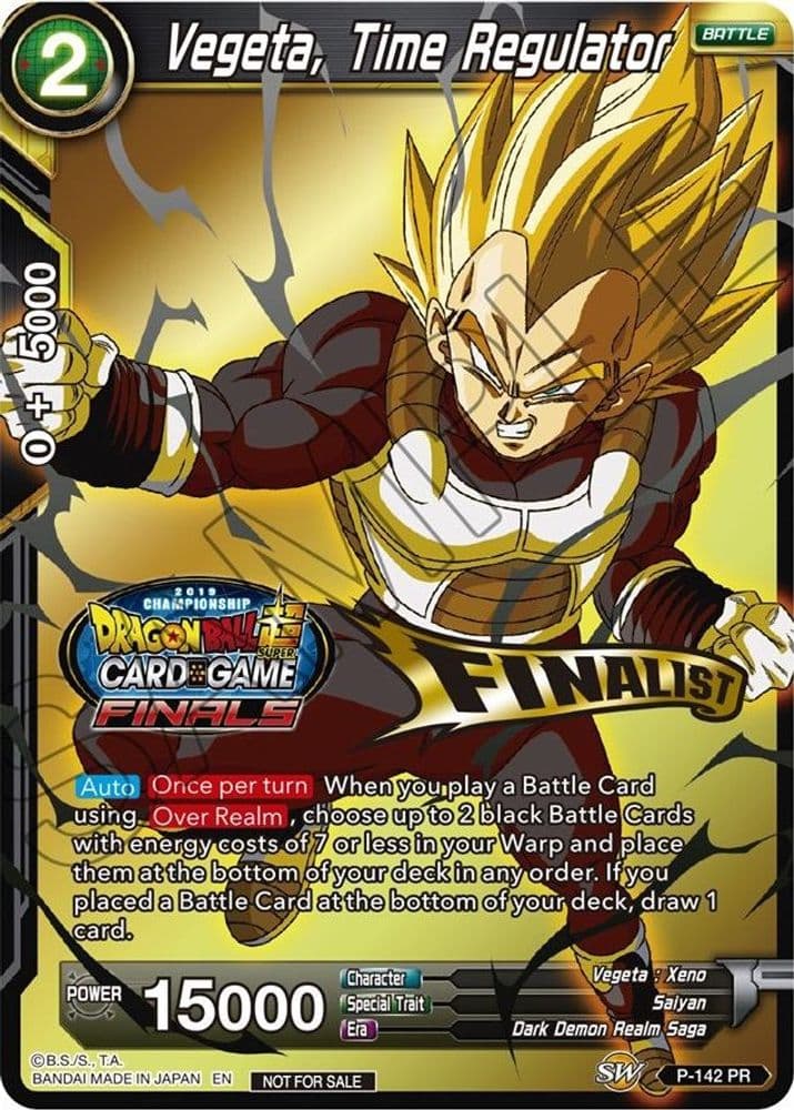 Vegeta, Time Regulator (Championship Final 2019 · Finalist)
