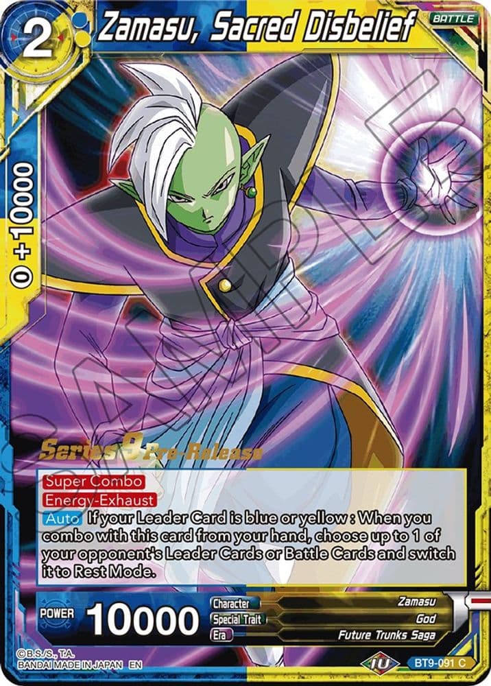 Zamasu, Sacred Disbelief (Pre-Release)