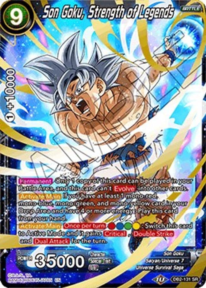 Son Goku, Strength of Legends (Player's Choice)