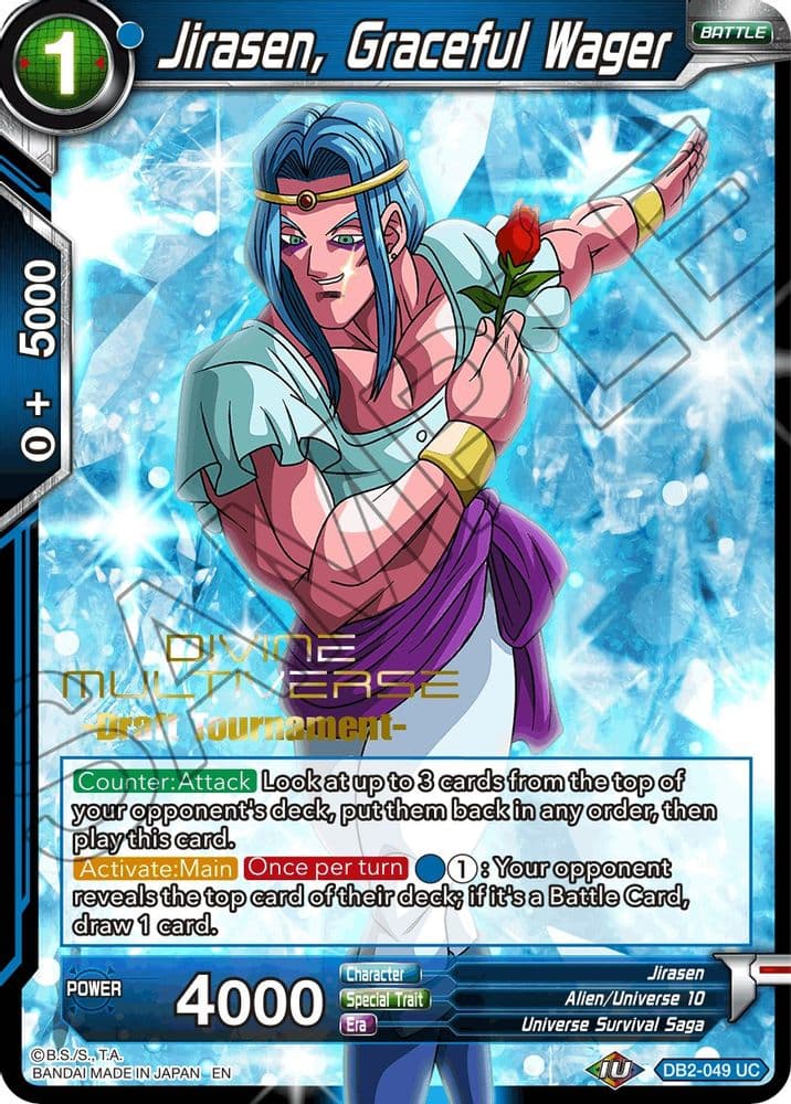 Jirasen, Graceful Wager (Divine Multiverse Draft Tournament)