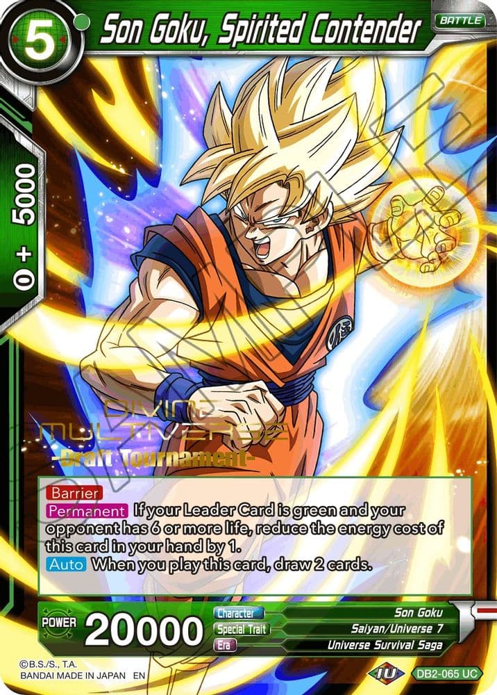 Son Goku, Spirited Contender (Divine Multiverse Draft Tournament)