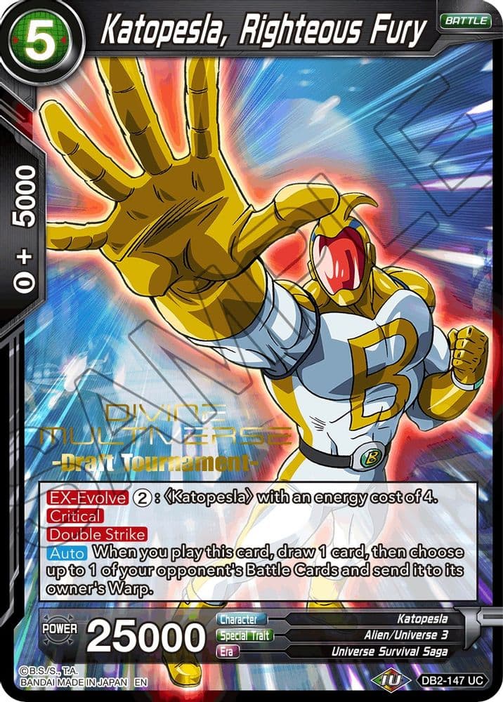 Katopesla, Righteous Fury (Divine Multiverse Draft Tournament)