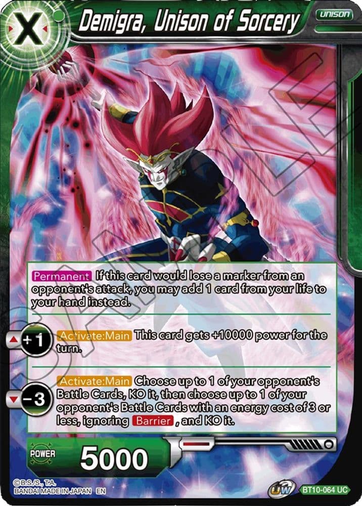 Demigra, Unison of Sorcery