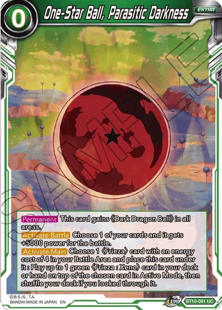 One-Star Ball, Parasitic Darkness