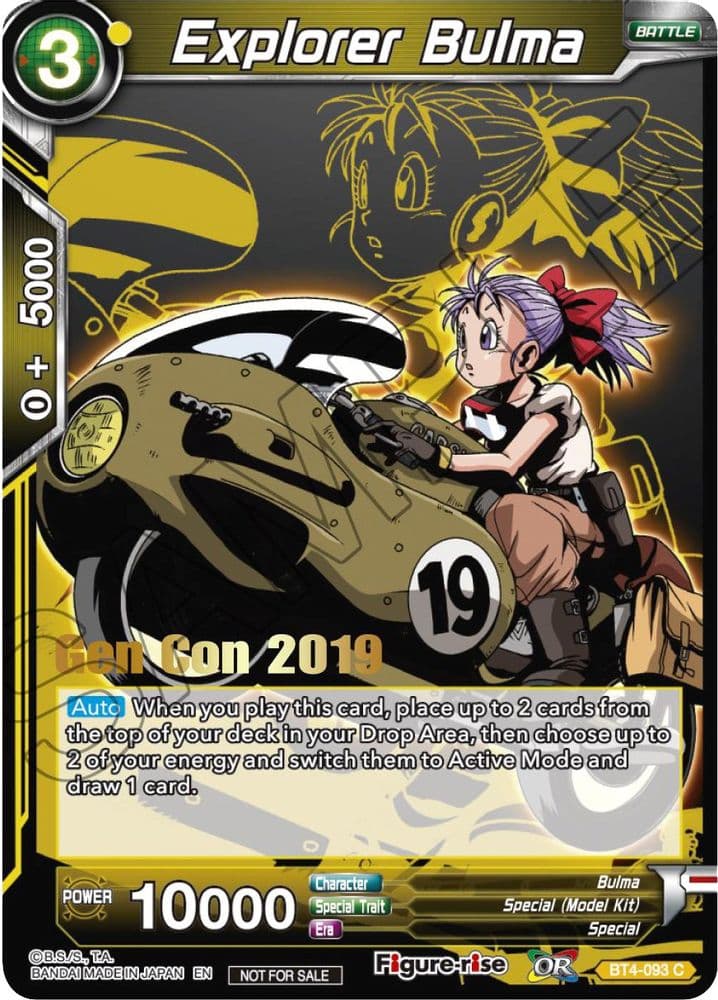 Explorer Bulma (Origins 2019) (Gen Con 2019)