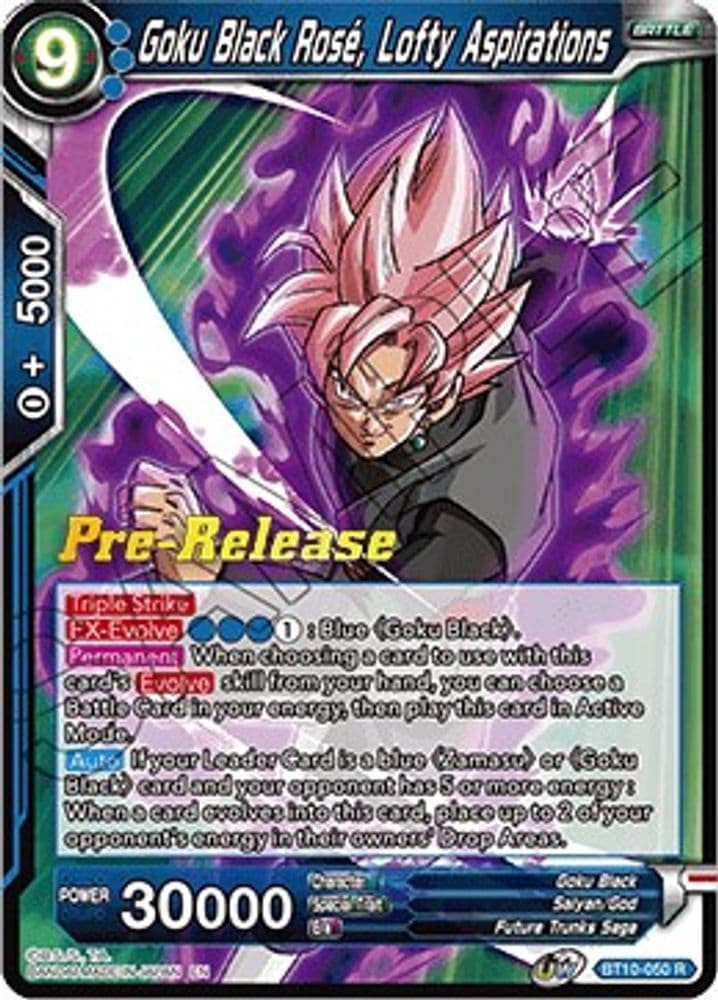 Goku Black Rose, Lofty Aspirations (Pre-Release)