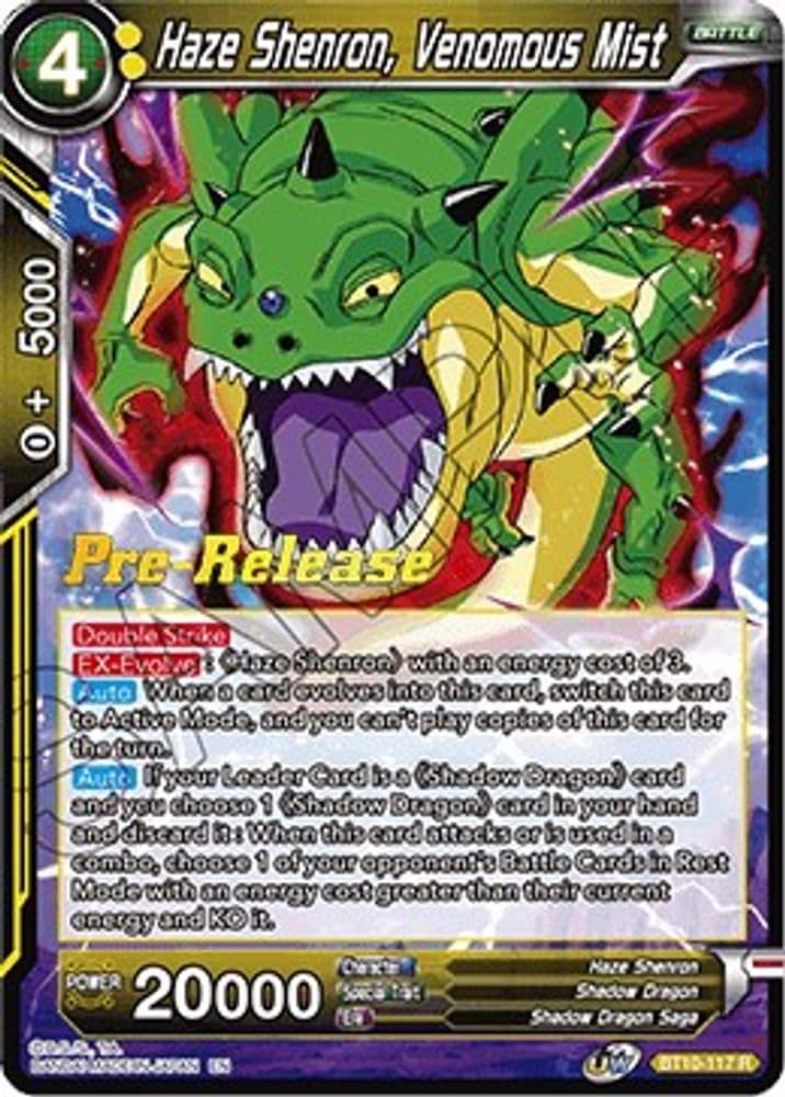Haze Shenron, Venomous Mist (Pre-Release)