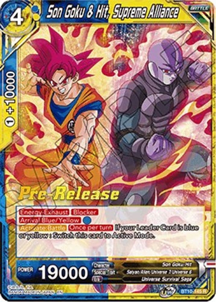 Son Goku & Hit, Supreme Alliance (Pre-Release)
