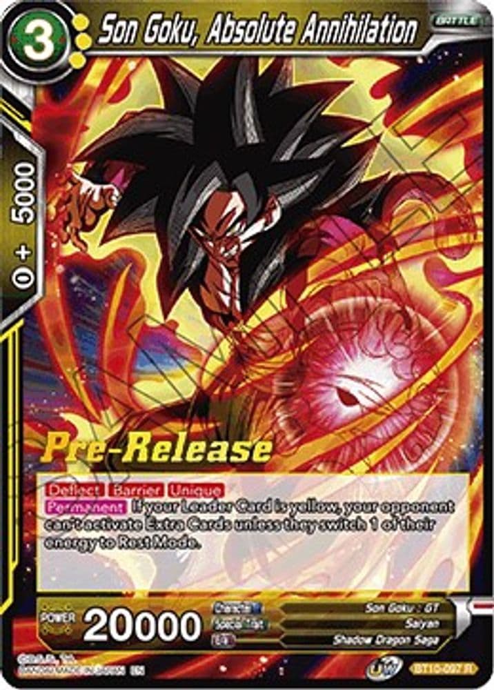 Son Goku, Absolute Annihilation (Pre-Release)