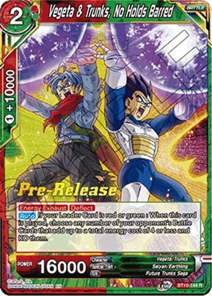 Vegeta & Trunks, No Holds Barred (Pre-Release)