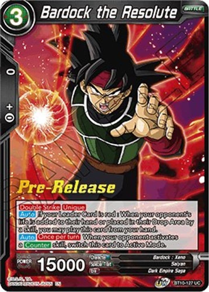 Bardock the Resolute (Pre-Release)