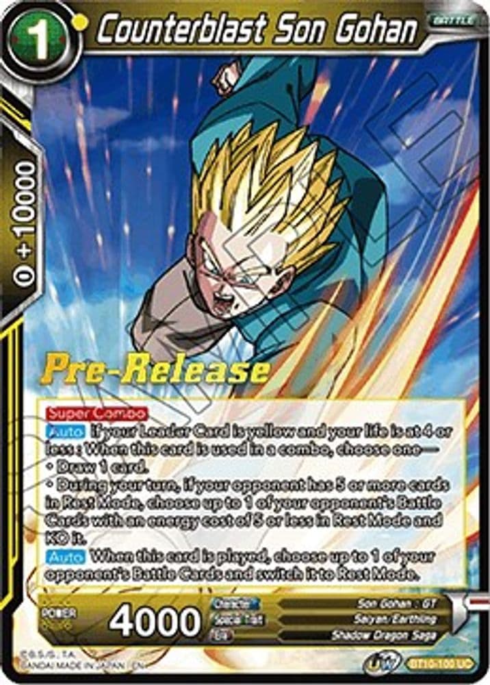 Counterblast Son Gohan (Pre-Release)