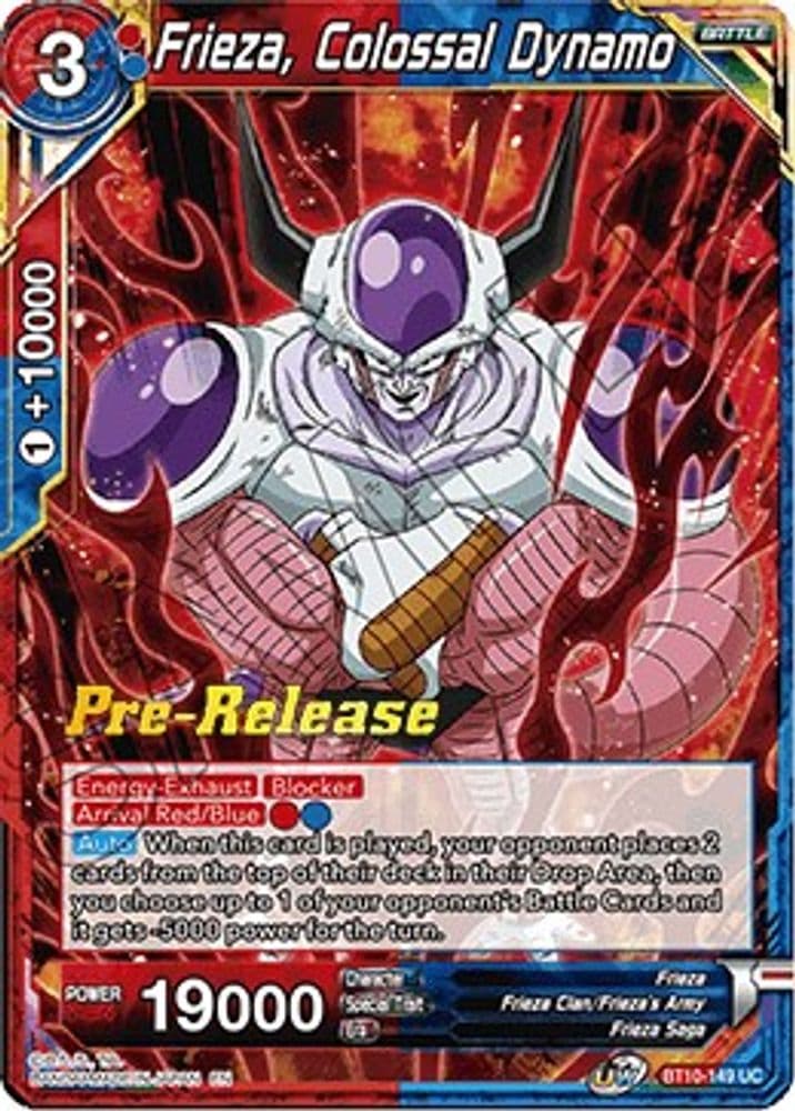 Frieza, Colossal Dynamo (Pre-Release)