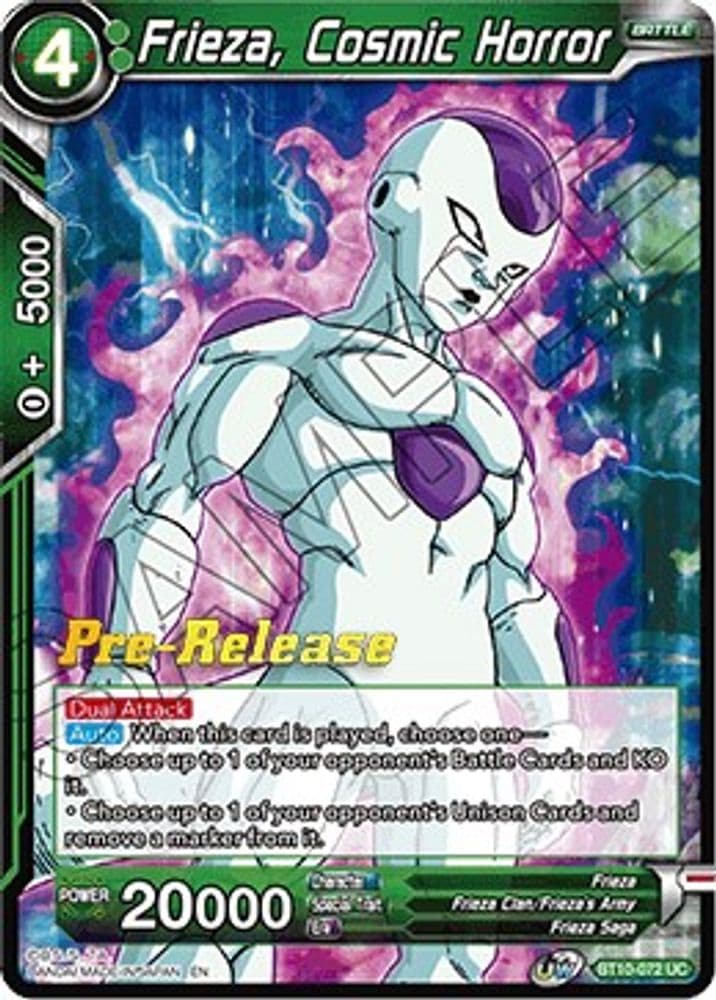 Frieza, Cosmic Horror (Pre-Release)