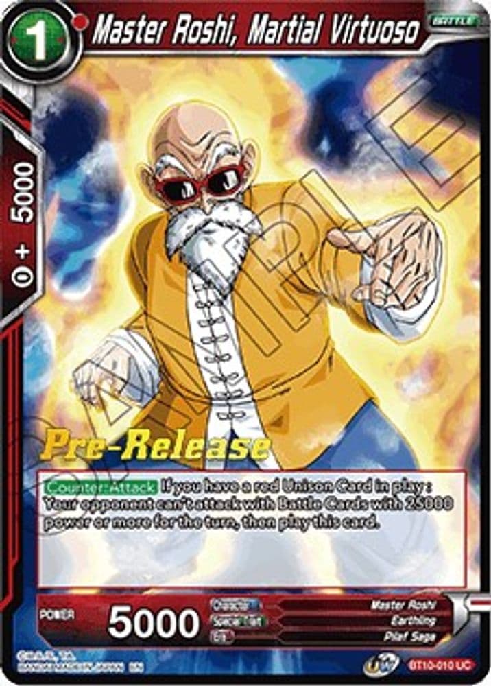 Master Roshi, Martial Virtuoso (Pre-Release)