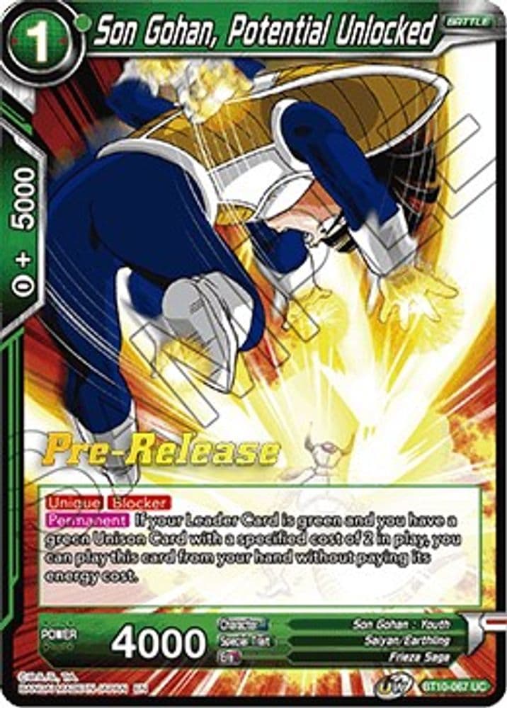 Son Gohan, Potential Unlocked (Pre-Release)