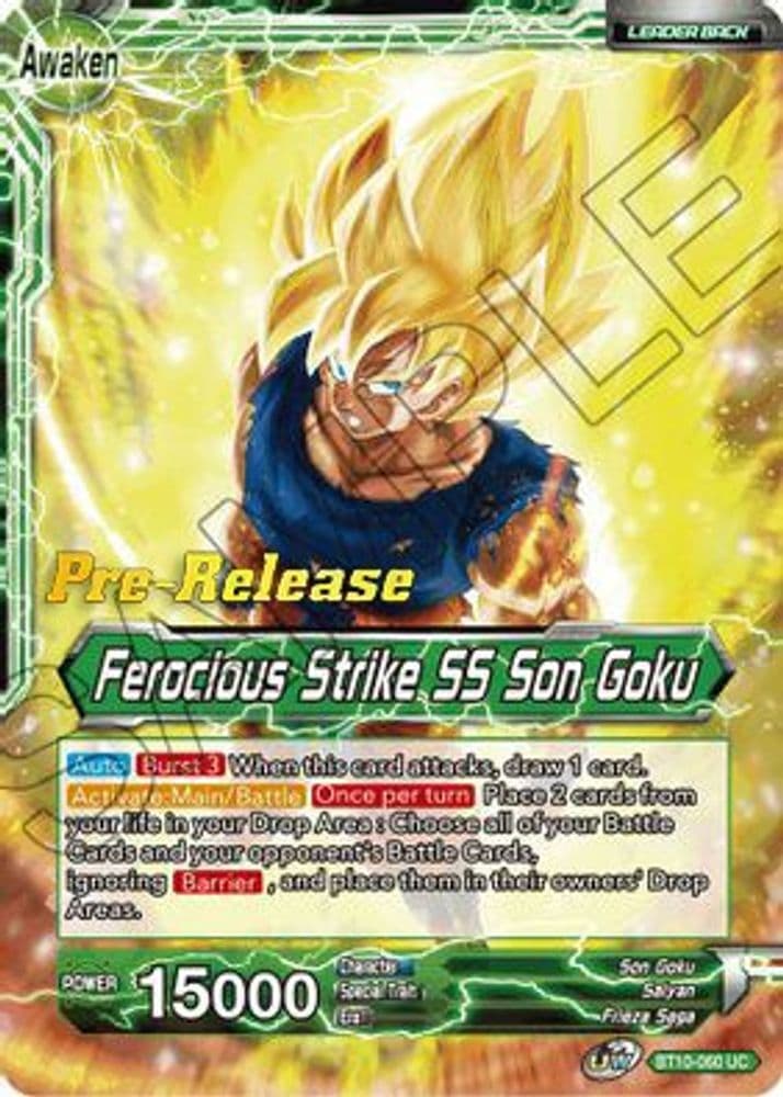 Son Goku // Ferocious Strike SS Son Goku (Pre-Release)