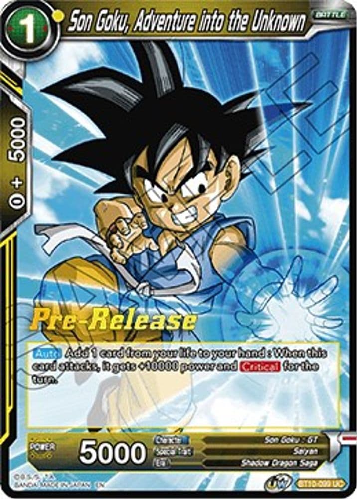 Son Goku, Adventure into the Unknown (Pre-Release)