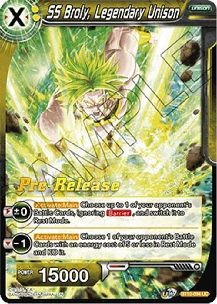 SS Broly, Legendary Unison (Pre-Release)
