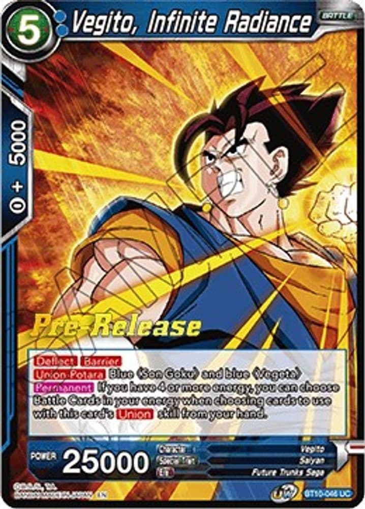 Vegito, Infinite Radiance (Pre-Release)